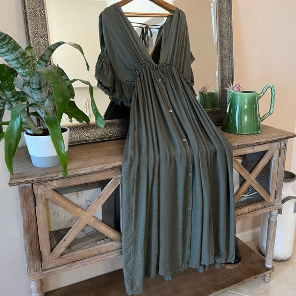 New Bohemian Maxi Dress Long Gauze Beach Dress SALE! - Picture 5 of 9